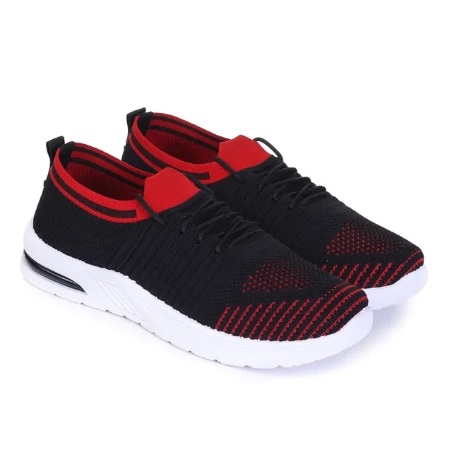 Womens Sport Shoes for Women, Black & Red (6)