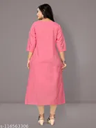 Floral Embroidered Cotton Blend Kurti for Women 