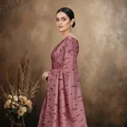 Art Silk Printed Saree for Women, Wine 