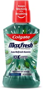 Colgate Maxfresh Plax Antibacterial Mouthwash - Fresh Mint 500 ml