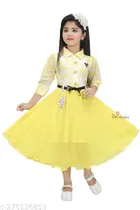 Cotton Blend Frock for Girls 
