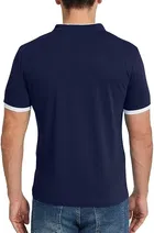 Mandarin Collar Solid T-Shirt for Men 