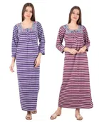 Woolen Hosiery Nighty for Women 