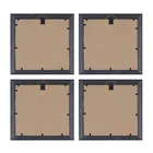 Multicolor Jardine Birds Set of 4 Brown Framed Painting 