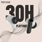 TecSox Cyber X Wireless Earbud With High Bass Comfortable Fit