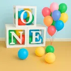 One Balloon Box for 1st Birthday Decoration,Multicolour,Set Of 1