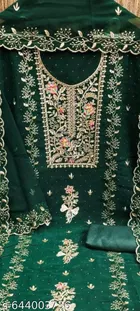 Embroidered Floral Patiala Suits for Women 