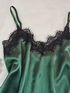 Satin Solid Babydoll for Women 