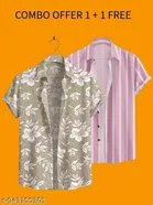 Casual Shirts for Men, Pack of 2 