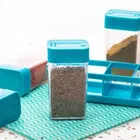 Plastic 4-in-1 Spice Jars with Stand 