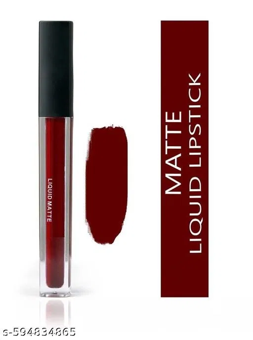 Professional Makeup Beauty Soft Matte Lipsticks Maroon shade