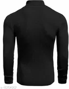 Cotton Blend High Neck T-shirt for Men 