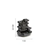 Fountain Statue Polyresin With 30 Cones 7L X 7W X 12H Cm