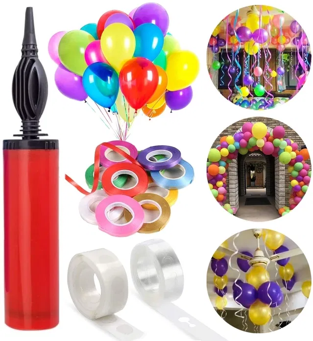 Party Decoration Kits (Multicolor, Set of 7)