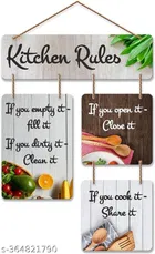 MDF Wooden Wall Hanging Quotes 