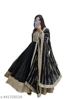 Heavy Fox Georgette With Siquence Coding Embroidery Work With Heavy Embroidery Dupatta Set for Women 