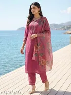 Floral A-line Kurta Set for Women 