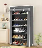 6 Layer Plastic Collapsible Shoe Racks 