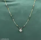 Alloy Gold Plated Mangalsutra for Women, Gold