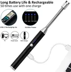 Shopper52 360° Digree Flexible Rechargeable Electric Gas Lighter – Aluminium Electronic Lighter for Candle & Stove (Pack of 1)