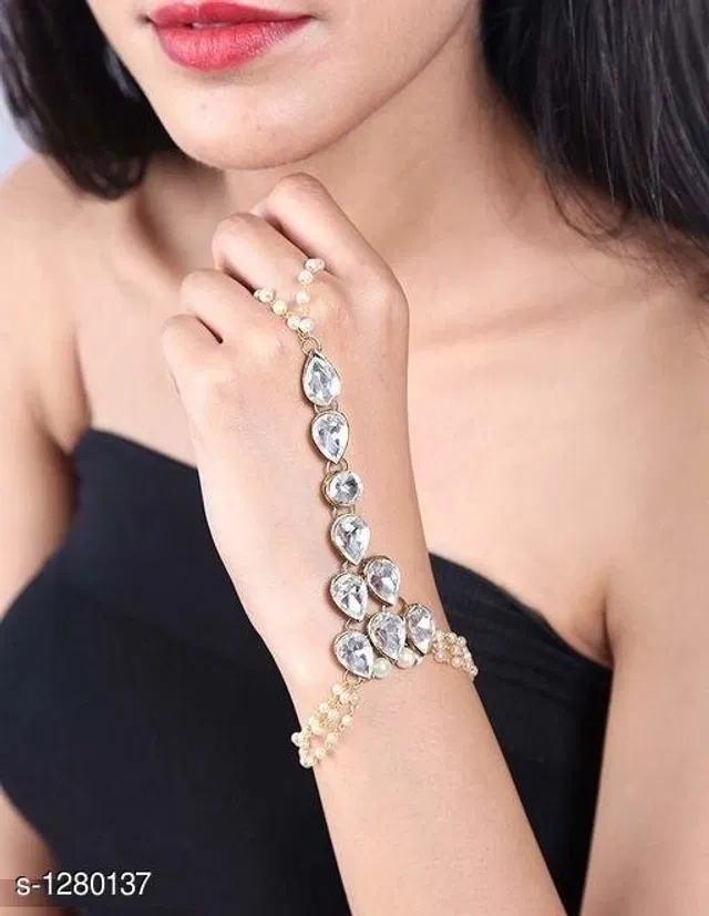 Alloy Bracelet for Women (Multicolor)