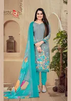 वीमेन अन्स्टिचड ड्रेस मटेरियल सूट 