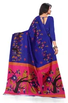Art Silk Kalamkari Saree for Women 