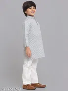 Cotton Blend Kurta with Pyjamas for Boys 