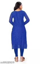 Net Kurti for Women,  Blue  