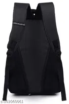Polyester Backpack for Men & Women, Black