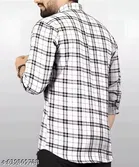Cotton Blend Checked Shirts for Men, Maroon & White, Pack of 2 