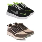 Sports Shoes for Men, Multicolor, Pack of 2 