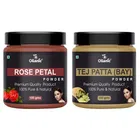 Natural Rose Patel & Tej Patta Powder for Skin & Hair 