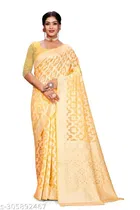 Cotton Zari Woven Saree for Women 