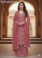 Silk Blend Punjabi/All Over Suits for Women 