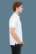 Polyester T-shirt for Men, White 