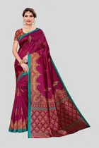 Art Silk Printed Saree for Women 