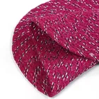 Status oval braided door mat 30x45cm Pack of 2 Red