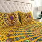 Cotton Double Bedsheet with 2 Pillow Cover 