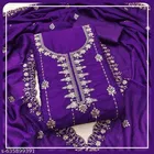Vichitra Silk Embroidered Punjabi/All Over Suits for Women 