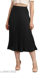 Crepe Skirt for Women 