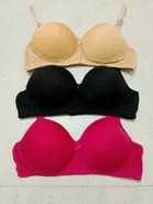 Cotton Blend Padded Bras for Women 