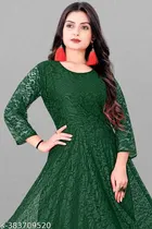 Net Kurti for Women,  Green  