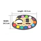 S-MAX Water Colour Cake in Plate 