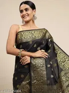 Banarasi Silk Zari Woven Saree for Women 