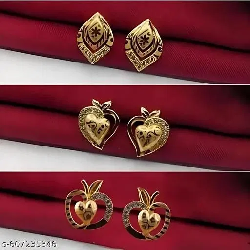 Gold Plated Earrings/Stus