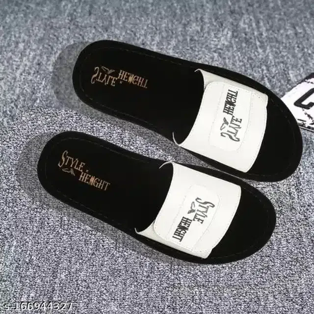 Sliders for Men (White, 7)