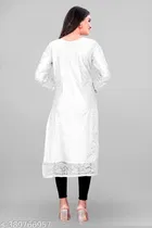 Net Kurti for Women,  White  