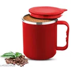 Plastic Insulated Coffee Mug with Lid 