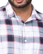 Poly Cotton Full Sleeves Chequered Shirt for Men 
